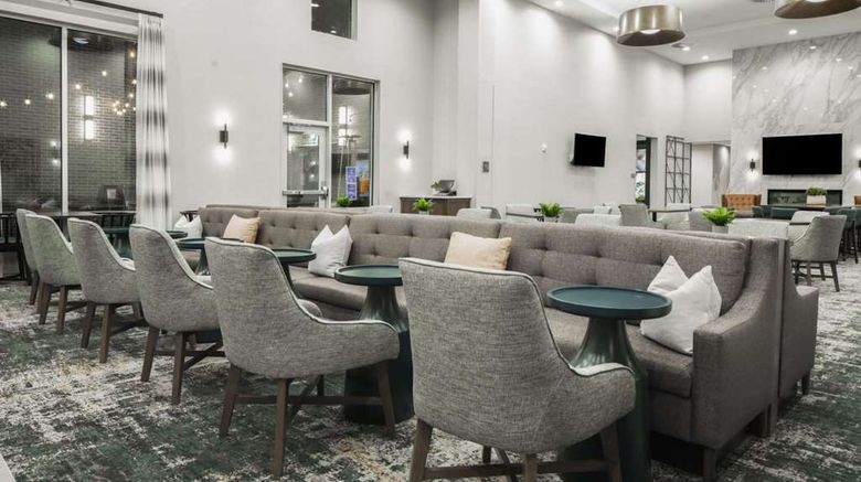 <b>Homewood Suites DFW Airport South Lobby</b>. Images powered by <a href="https://iceportal.shijigroup.com/" title="IcePortal" target="_blank">IcePortal</a>.