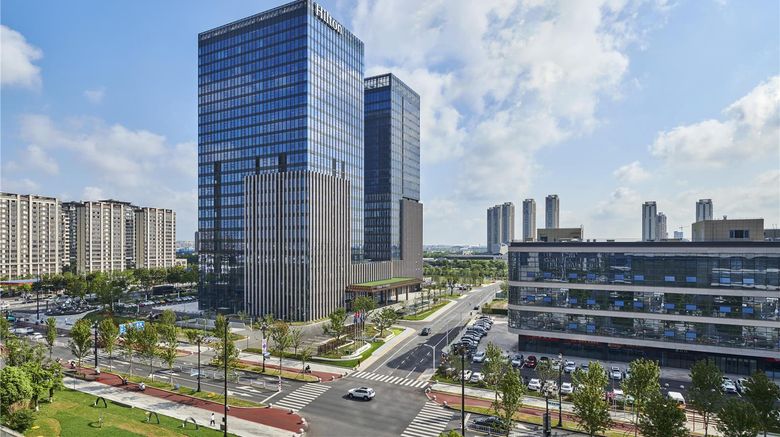 <b>Hilton Yancheng Exterior</b>. Images powered by <a href="https://iceportal.shijigroup.com/" title="IcePortal" target="_blank">IcePortal</a>.
