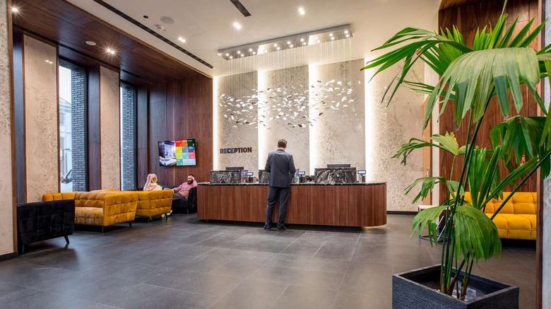 <b>Hotel Diament Plaza Katowice Lobby</b>. Images powered by <a href="https://iceportal.shijigroup.com/" title="IcePortal" target="_blank">IcePortal</a>.