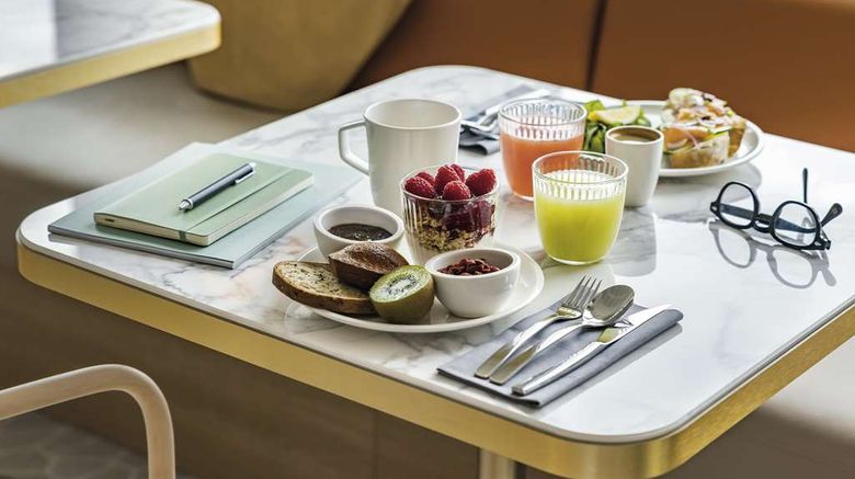 <b>OKKO Hotels Nice Airport Restaurant</b>. Images powered by <a href="https://iceportal.shijigroup.com/" title="IcePortal" target="_blank">IcePortal</a>.