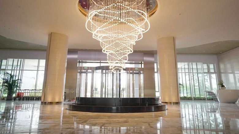 <b>Wyndham Garden Jinjiang Lobby</b>. Images powered by <a href="https://iceportal.shijigroup.com/" title="IcePortal" target="_blank">IcePortal</a>.