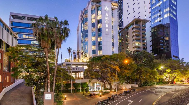 Amora Hotel Brisbane Exterior. Images powered by <a href="https://iceportal.shijigroup.com" target="_blank" rel="noopener">Ice Portal</a>.