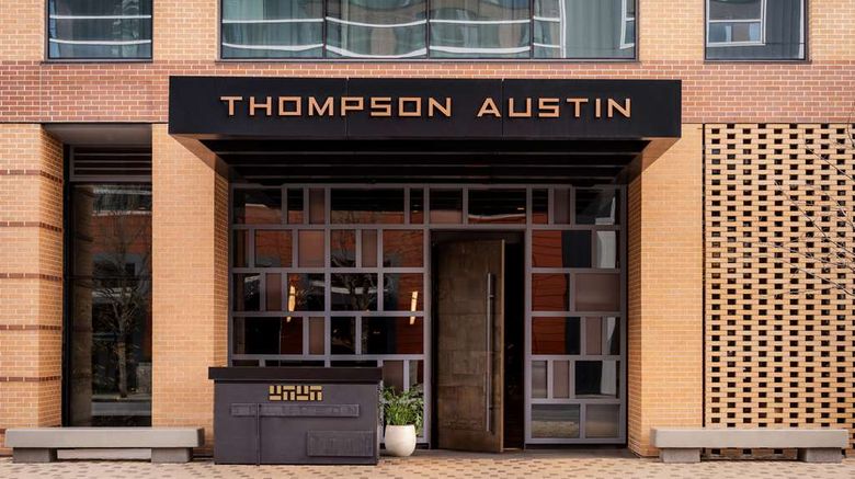 <b>Thompson Austin by Hyatt Exterior</b>. Images powered by <a href="https://iceportal.shijigroup.com/" title="IcePortal" target="_blank">IcePortal</a>.
