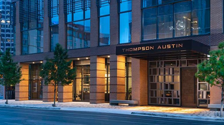 <b>Thompson Austin by Hyatt Exterior</b>. Images powered by <a href="https://iceportal.shijigroup.com/" title="IcePortal" target="_blank">IcePortal</a>.