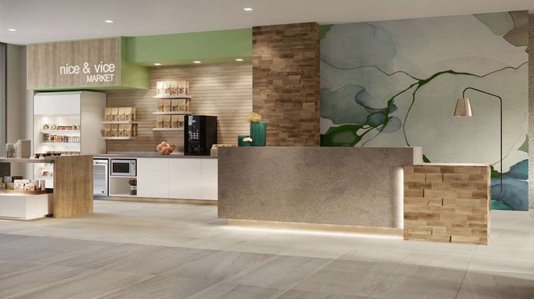 <b>Wyndham Garden Orlando Airport Lobby</b>. Images powered by <a href="https://iceportal.shijigroup.com/" title="IcePortal" target="_blank">IcePortal</a>.