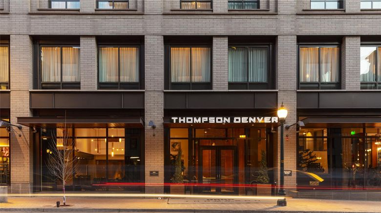 <b>Thompson Denver by Hyatt Exterior</b>. Images powered by <a href="https://iceportal.shijigroup.com/" title="IcePortal" target="_blank">IcePortal</a>.