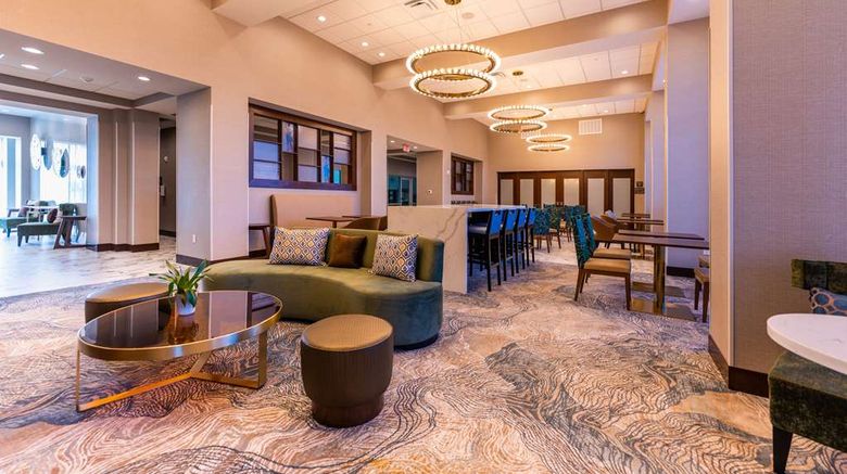 <b>Hampton Inn & Suites Houston Sugar Land Lobby</b>. Images powered by <a href="https://iceportal.shijigroup.com/" title="IcePortal" target="_blank">IcePortal</a>.
