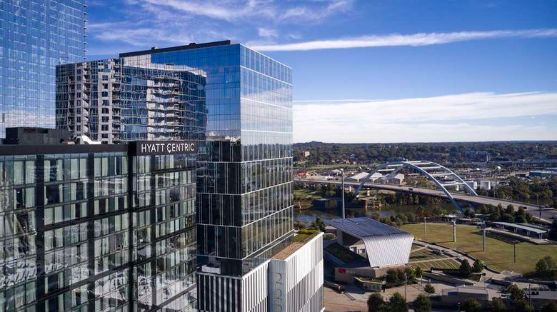 <b>Hyatt Centric Nashville Exterior</b>. Images powered by <a href="https://iceportal.shijigroup.com/" title="IcePortal" target="_blank">IcePortal</a>.