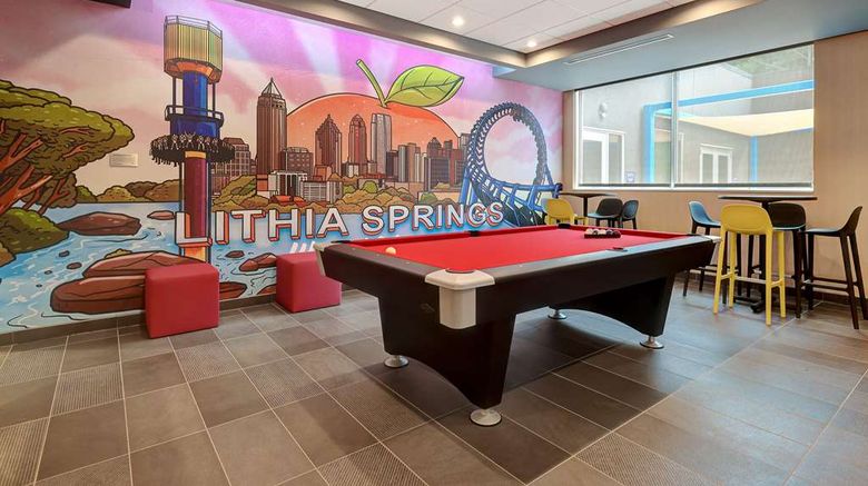 <b>Tru by Hilton Lithia Springs Lobby</b>. Images powered by <a href="https://iceportal.shijigroup.com/" title="IcePortal" target="_blank">IcePortal</a>.
