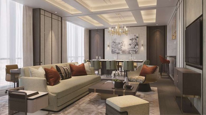 <b>Shangri-La Qiantan, Shanghai Suite</b>. Images powered by <a href="https://iceportal.shijigroup.com/" title="IcePortal" target="_blank">IcePortal</a>.