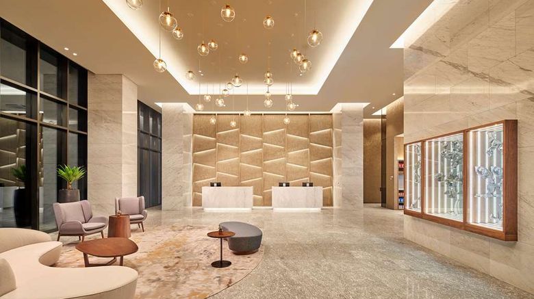 <b>Hilton Garden Inn Seoul Gangnam Lobby</b>. Images powered by <a href="https://iceportal.shijigroup.com/" title="IcePortal" target="_blank">IcePortal</a>.