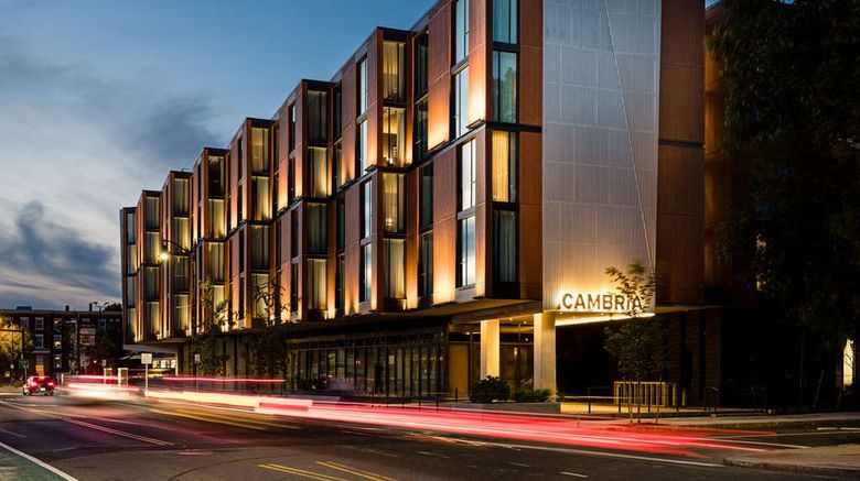 <b>Cambria Hotel Boston Somerville Exterior</b>. Images powered by <a href="https://iceportal.shijigroup.com/" title="IcePortal" target="_blank">IcePortal</a>.