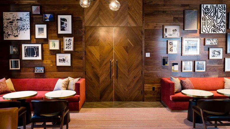 <b>Cambria Hotel Boston Somerville Lobby</b>. Images powered by <a href="https://iceportal.shijigroup.com/" title="IcePortal" target="_blank">IcePortal</a>.