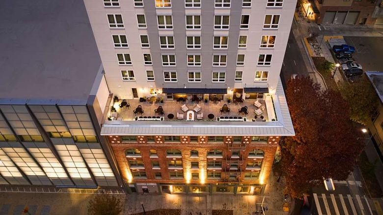 <b>Hyatt Centric Downtown Sacramento Exterior</b>. Images powered by <a href="https://iceportal.shijigroup.com/" title="IcePortal" target="_blank">IcePortal</a>.