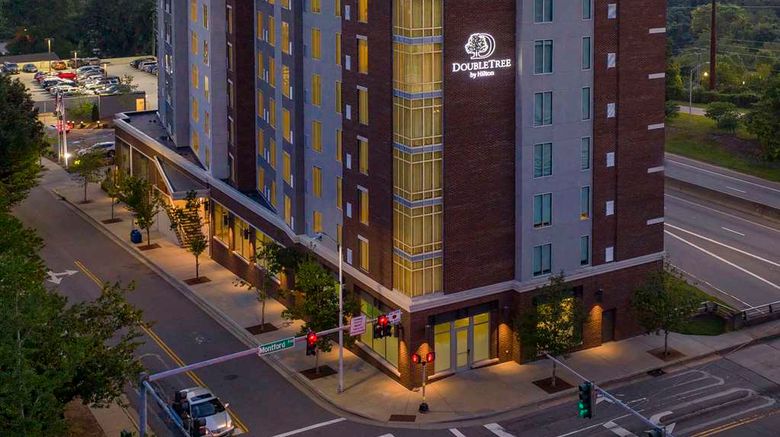 <b>DoubleTree by Hilton Asheville Downtown Exterior</b>. Images powered by <a href="https://iceportal.shijigroup.com/" title="IcePortal" target="_blank">IcePortal</a>.