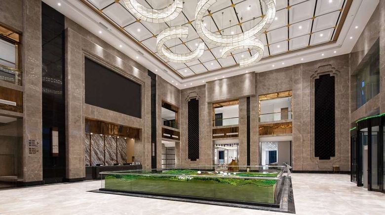 <b>Ramada by Wyndham Zengjiashan Resort Lobby</b>. Images powered by <a href="https://iceportal.shijigroup.com/" title="IcePortal" target="_blank">IcePortal</a>.