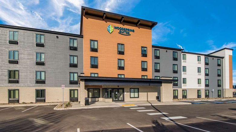 <b>WoodSpring Suites Portland Vancouver Exterior</b>. Images powered by <a href="https://iceportal.shijigroup.com/" title="IcePortal" target="_blank">IcePortal</a>.