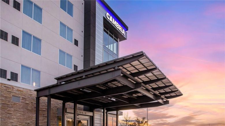 <b>Cambria Hotel Uptown near the Domain Exterior</b>. Images powered by <a href="https://iceportal.shijigroup.com/" title="IcePortal" target="_blank">IcePortal</a>.
