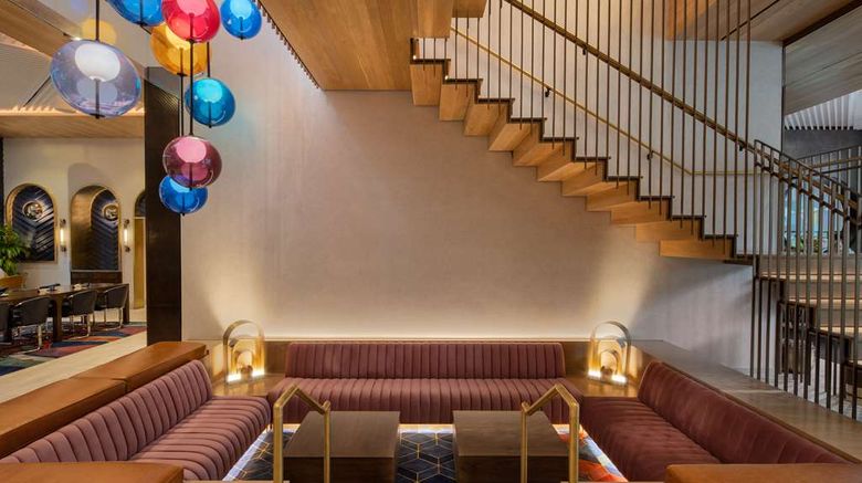 <b>Motto by Hilton New York City Chelsea Lobby</b>. Images powered by <a href="https://iceportal.shijigroup.com/" title="IcePortal" target="_blank">IcePortal</a>.