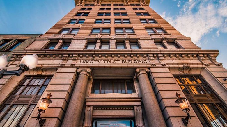 The Liberty Trust Hotel Exterior. Images powered by <a href="https://iceportal.shijigroup.com" target="_blank" rel="noopener">Ice Portal</a>.
