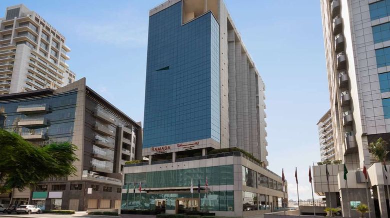 <b>Ramada by Wyndham Dubai Barsha Exterior</b>. Images powered by <a href="https://iceportal.shijigroup.com/" title="IcePortal" target="_blank">IcePortal</a>.