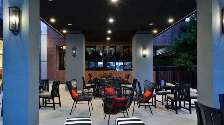 <b>Hampton Inn & Suites Greensboro Downtown Exterior</b>. Images powered by <a href="https://iceportal.shijigroup.com/" title="IcePortal" target="_blank">IcePortal</a>.