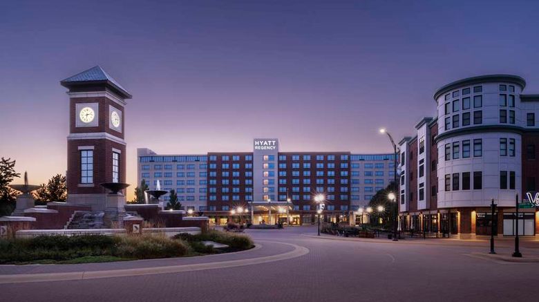 Hyatt Regency Hotel  and  Conference Center Exterior. Images powered by <a href="https://iceportal.shijigroup.com" target="_blank" rel="noopener">Ice Portal</a>.