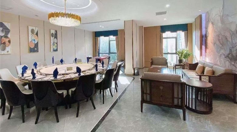 <b>Mercure Xinyang East Railway Station Restaurant</b>. Images powered by <a href="https://iceportal.shijigroup.com/" title="IcePortal" target="_blank">IcePortal</a>.