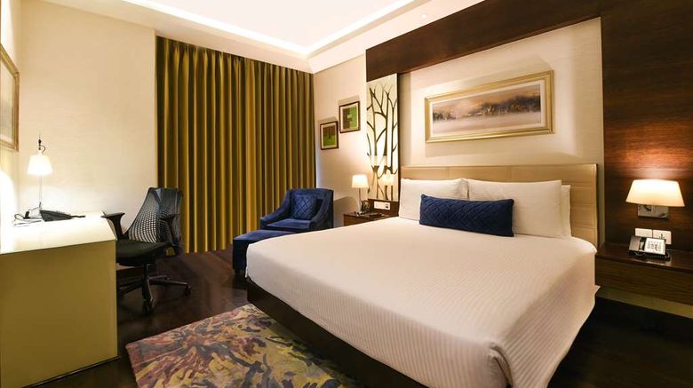 <b>DoubleTree Hilton Gurugram Baani Square Room</b>. Images powered by <a href="https://iceportal.shijigroup.com/" title="IcePortal" target="_blank">IcePortal</a>.