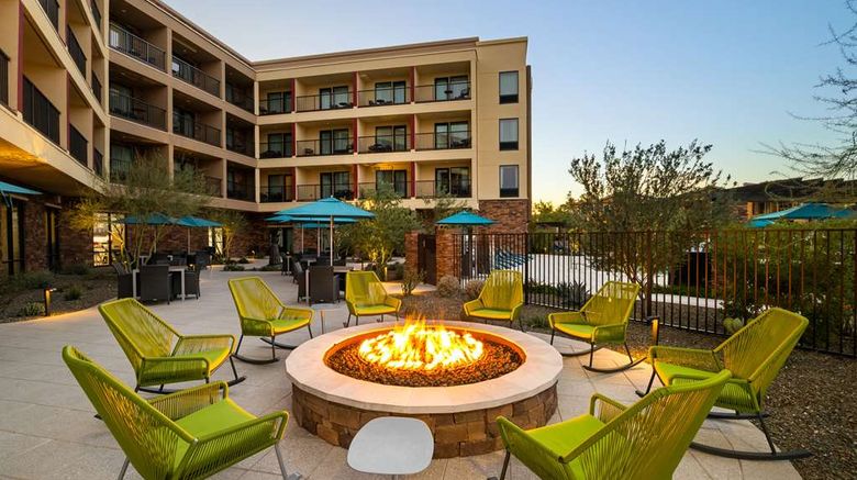 <b>Hampton Inn Carefree Exterior</b>. Images powered by <a href="https://iceportal.shijigroup.com/" title="IcePortal" target="_blank">IcePortal</a>.