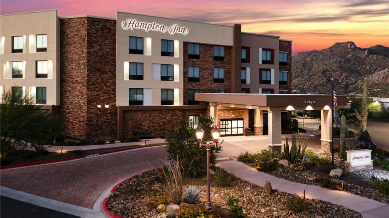 <b>Hampton Inn Carefree Exterior</b>. Images powered by <a href="https://iceportal.shijigroup.com/" title="IcePortal" target="_blank">IcePortal</a>.