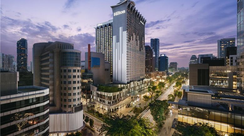 <b>Hilton Singapore Orchard Exterior</b>. Images powered by <a href="https://iceportal.shijigroup.com/" title="IcePortal" target="_blank">IcePortal</a>.