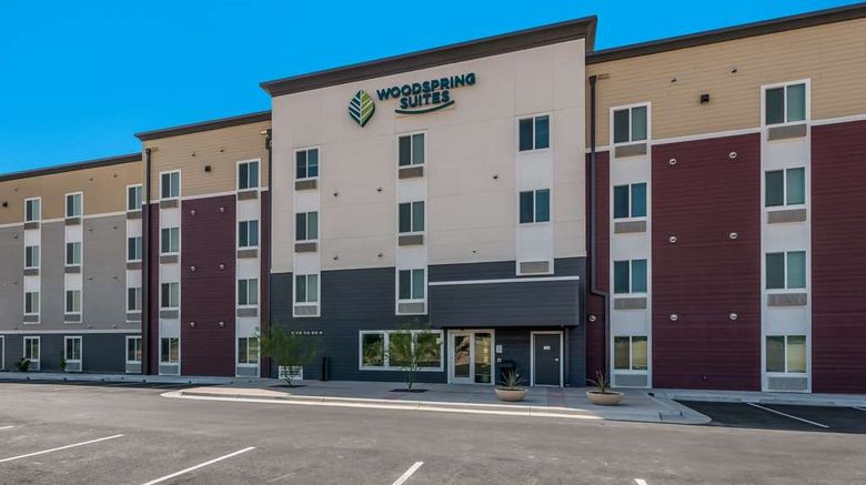 <b>WoodSpring Suites Tucson-South Exterior</b>. Images powered by <a href="https://iceportal.shijigroup.com/" title="IcePortal" target="_blank">IcePortal</a>.