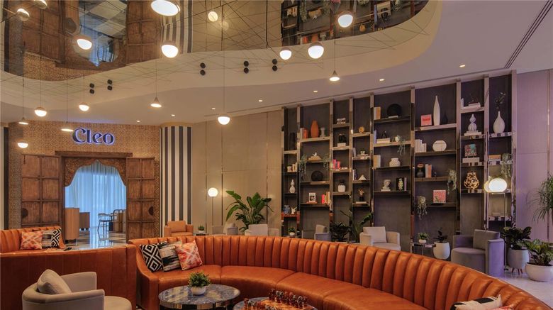 <b>Hyde Hotel Dubai Exterior</b>. Images powered by <a href="https://iceportal.shijigroup.com/" title="IcePortal" target="_blank">IcePortal</a>.