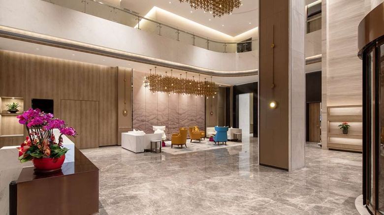<b>Ramada Encore by Wyndham Dongguan East Lobby</b>. Images powered by <a href="https://iceportal.shijigroup.com/" title="IcePortal" target="_blank">IcePortal</a>.
