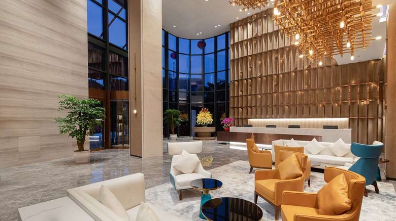 <b>Ramada Encore by Wyndham Dongguan East Lobby</b>. Images powered by <a href="https://iceportal.shijigroup.com/" title="IcePortal" target="_blank">IcePortal</a>.