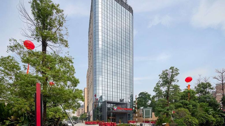 <b>Ramada Encore by Wyndham Dongguan East Exterior</b>. Images powered by <a href="https://iceportal.shijigroup.com/" title="IcePortal" target="_blank">IcePortal</a>.