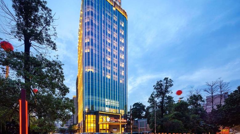 <b>Ramada Encore by Wyndham Dongguan East Exterior</b>. Images powered by <a href="https://iceportal.shijigroup.com/" title="IcePortal" target="_blank">IcePortal</a>.