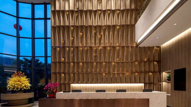<b>Ramada Encore by Wyndham Dongguan East Lobby</b>. Images powered by <a href="https://iceportal.shijigroup.com/" title="IcePortal" target="_blank">IcePortal</a>.