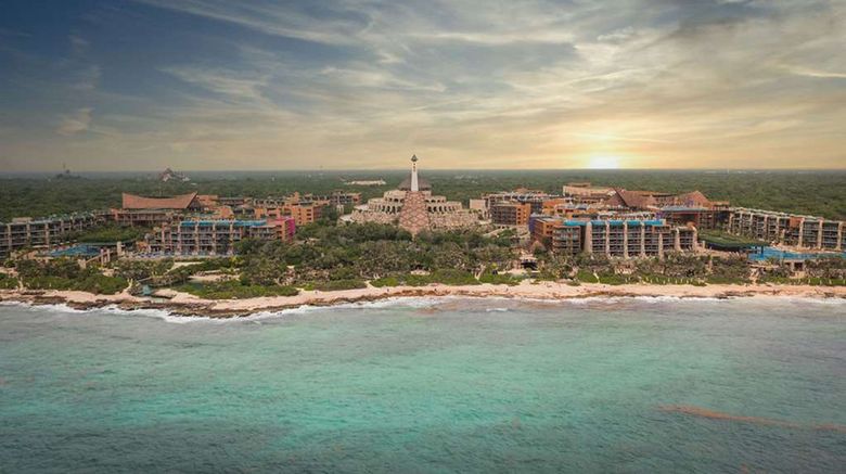 Hotel Xcaret Arte Exterior. Images powered by <a href=https://www.travelweekly.com/Hotels/Playa-del-Carmen-Mexico/