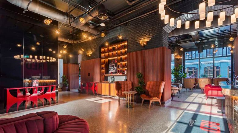 <b>Radisson Red Tbilisi Lobby</b>. Images powered by <a href="https://iceportal.shijigroup.com/" title="IcePortal" target="_blank">IcePortal</a>.