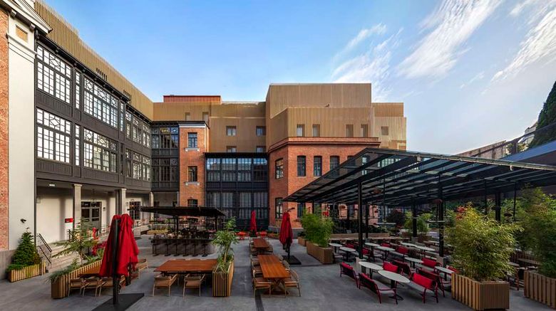 <b>Radisson Red Tbilisi Exterior</b>. Images powered by <a href="https://iceportal.shijigroup.com/" title="IcePortal" target="_blank">IcePortal</a>.