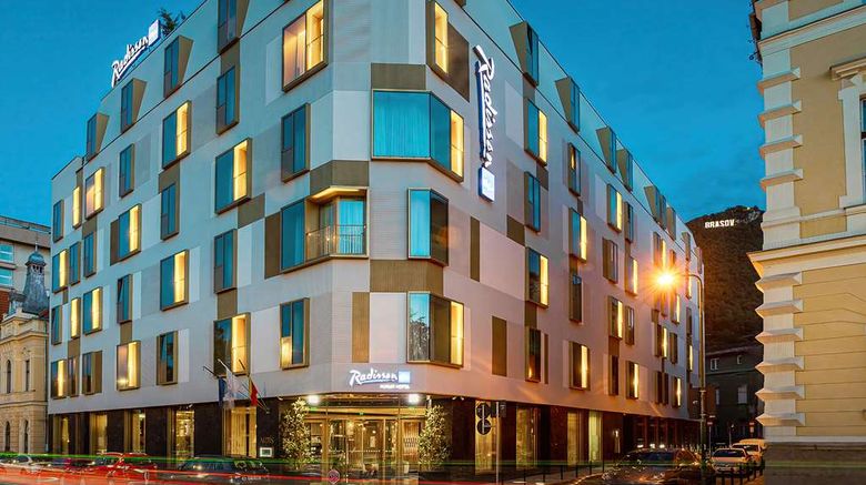 Radisson Blu Aurum Hotel Brasov Exterior. Images powered by <a href="https://iceportal.shijigroup.com" target="_blank" rel="noopener">Ice Portal</a>.