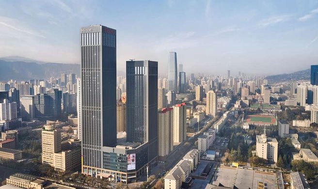 Hilton Lanzhou City Center Exterior