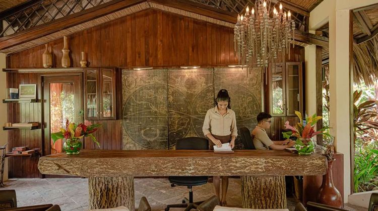 Sleeping Giant Rainforest Lodge Lobby