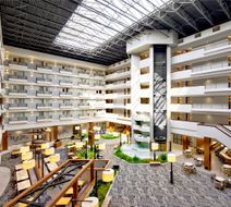 DoubleTree by Hilton Davenport Lobby