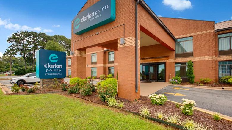 <b>Clarion Pointe College Park/Airport S Exterior</b>. Images powered by <a href="https://iceportal.shijigroup.com/" title="IcePortal" target="_blank">IcePortal</a>.