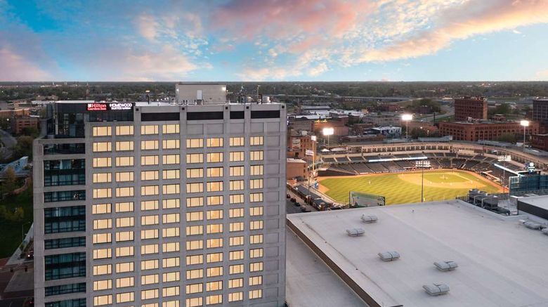 <b>Homewood Stes by Hilton Toledo Downtown Exterior</b>. Images powered by <a href="https://iceportal.shijigroup.com/" title="IcePortal" target="_blank">IcePortal</a>.