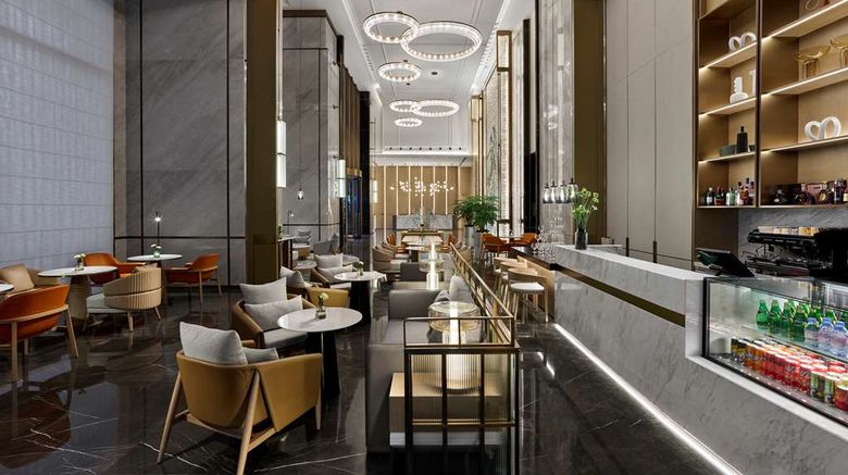 <b>DoubleTree by Hilton Chengdu Riverside Lobby</b>. Images powered by <a href="https://iceportal.shijigroup.com/" title="IcePortal" target="_blank">IcePortal</a>.