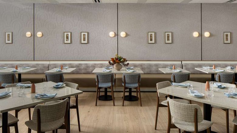 <b>Hotel Marcel, Tapestry Collection Restaurant</b>. Images powered by <a href="https://iceportal.shijigroup.com/" title="IcePortal" target="_blank">IcePortal</a>.